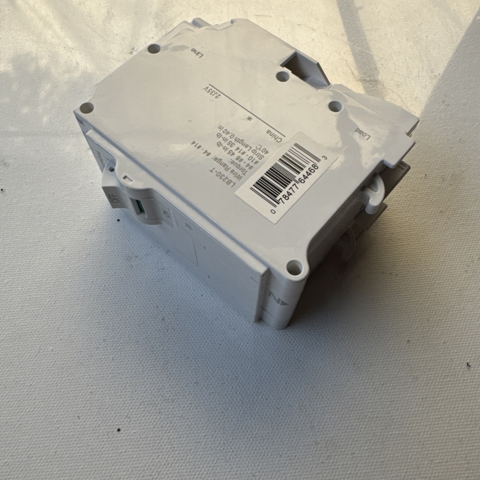 Leviton LB230-T 30A 2-Pole Circuit Breaker 120/240V HACR Plug-On