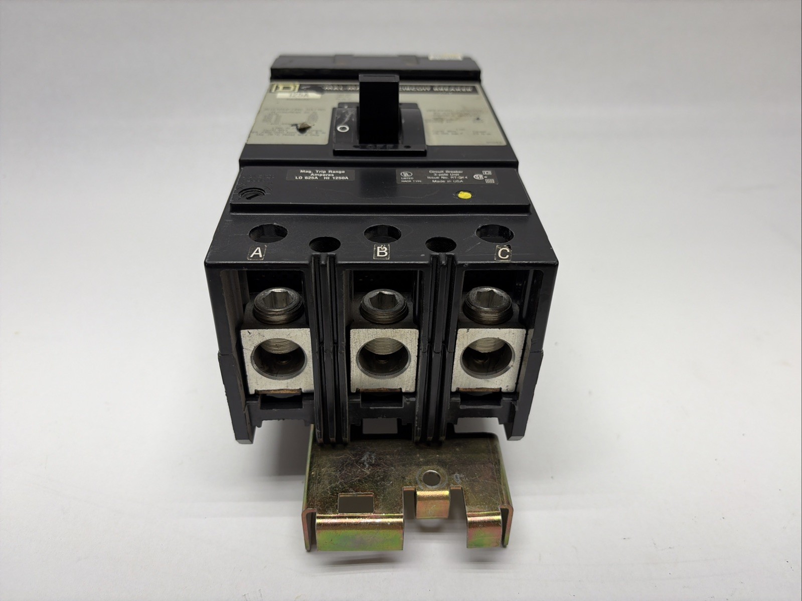 Square D KA36125 125A I-Line 3-Pole 600V 25kAIC Circuit Breaker