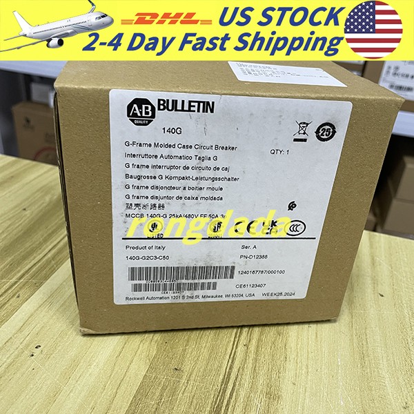 NEW AB 3-Pole 480V Molded Case Circuit Breaker 140G-G2C3-C50 Free delivery