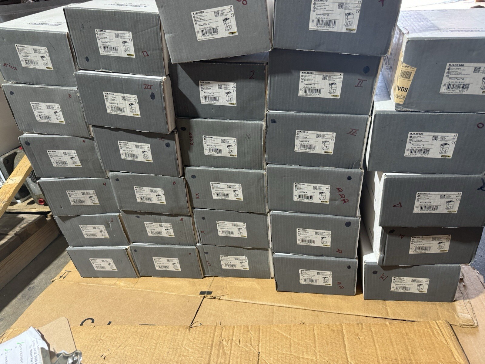 Square D PowerPack I-Line 600V 40A 3P BJA36040 Circuit Breaker