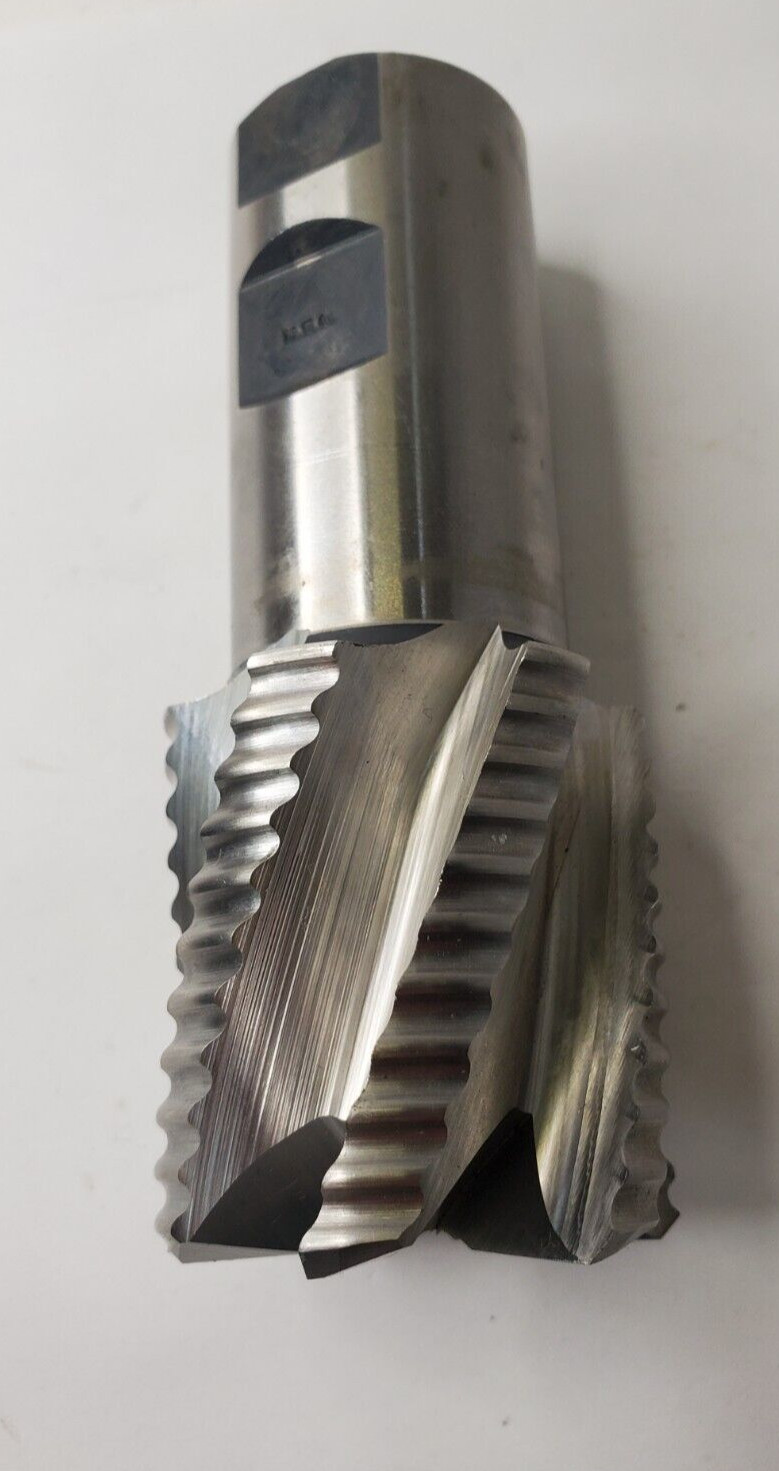 UNBRANDED 1-3/4″ DIAMETER ROUGHING END MILL 4-5/8″ OAL 2″ LOC 6 FLUTE