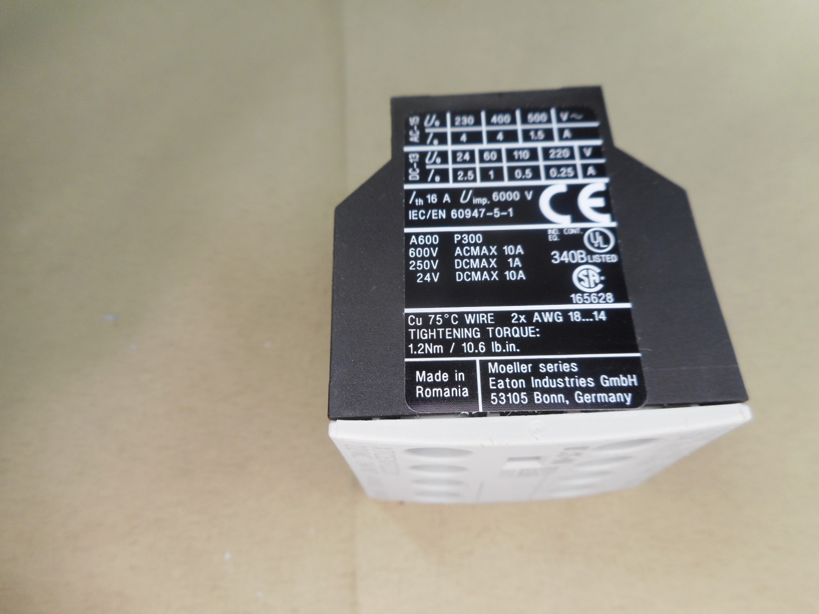 Moeller DILM32-XHI31 auxiliary contact (NIB)