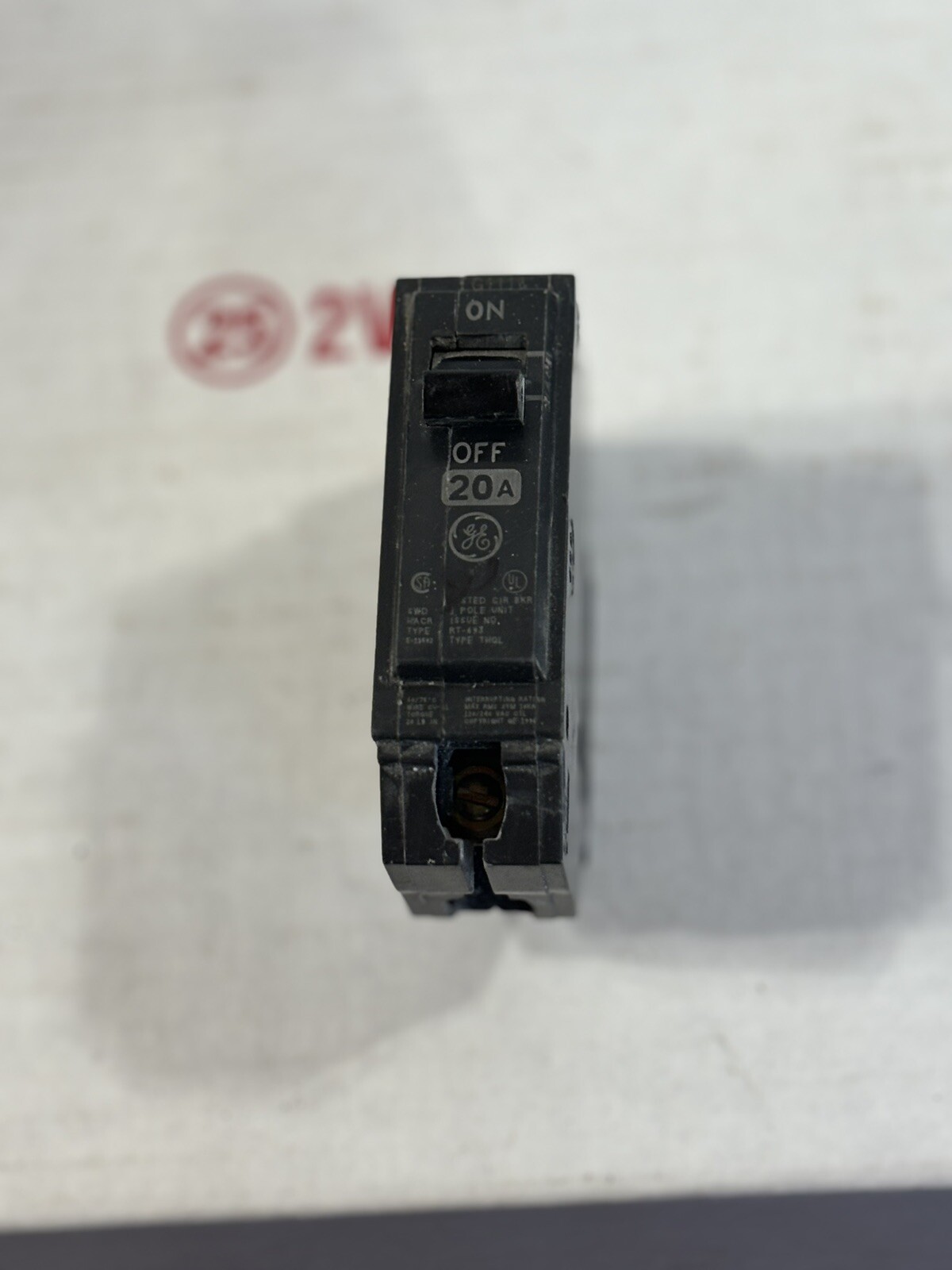 GE General Electric THQL1120 20-Amp 1-Pole 120/240VAC Breaker