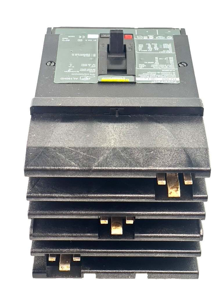 Square D HJA36020 20 Amp 3-Pole I-Line Circuit Breaker 480V 65K — WEAR READ