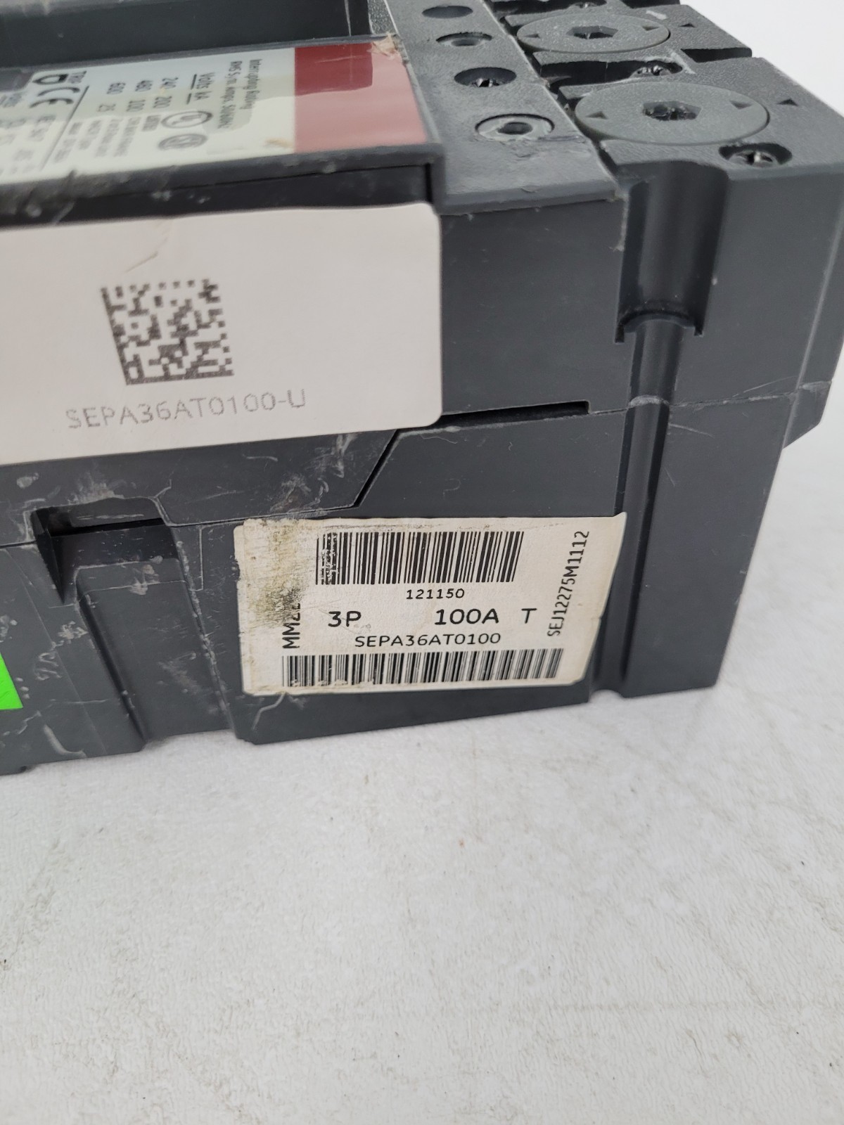 SEPA36AT0100 GE 100 Amp Circuit Breaker Frame Only – Next Day Option