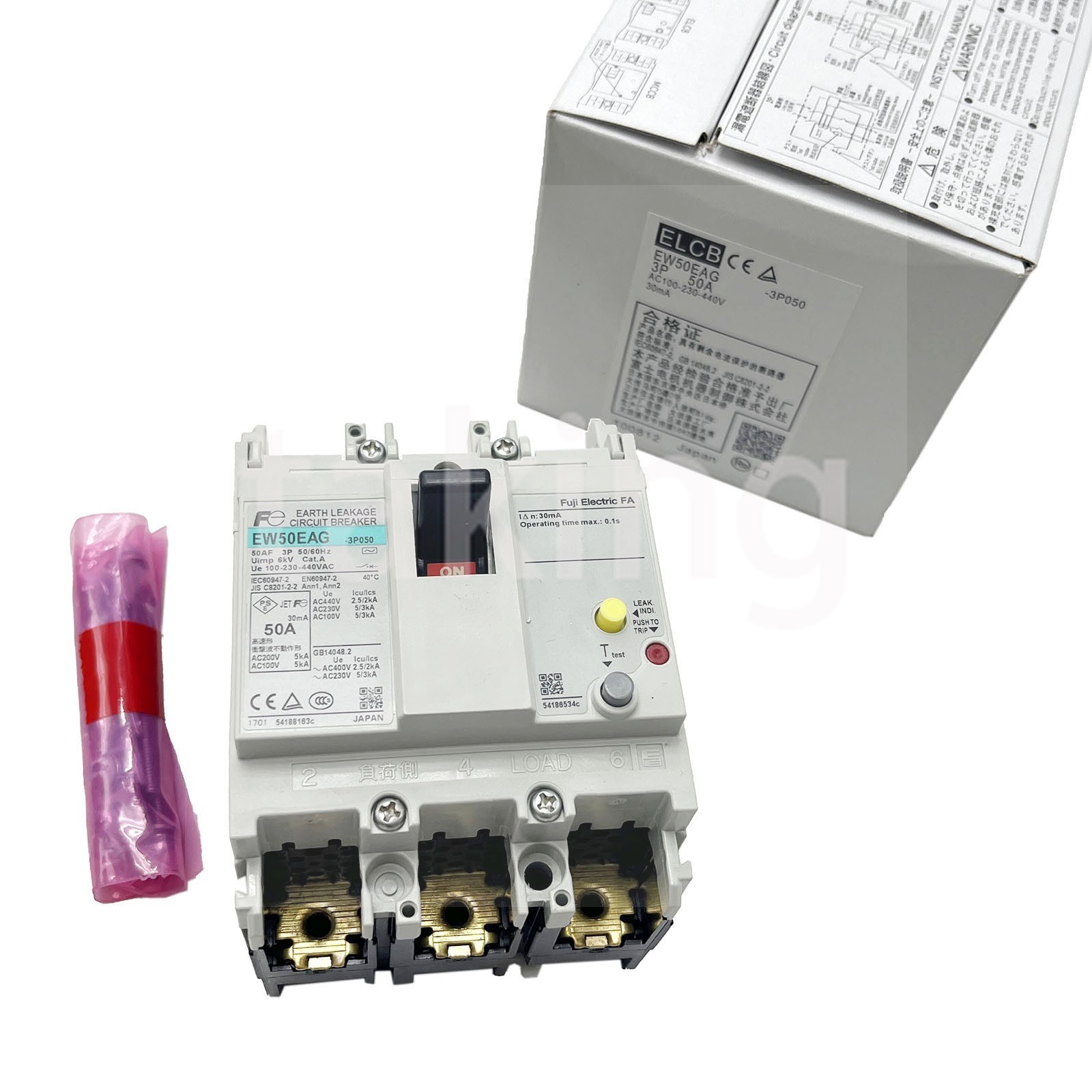 1PC Air Switch Breaker EW50EAG 3P 50A for FUJI