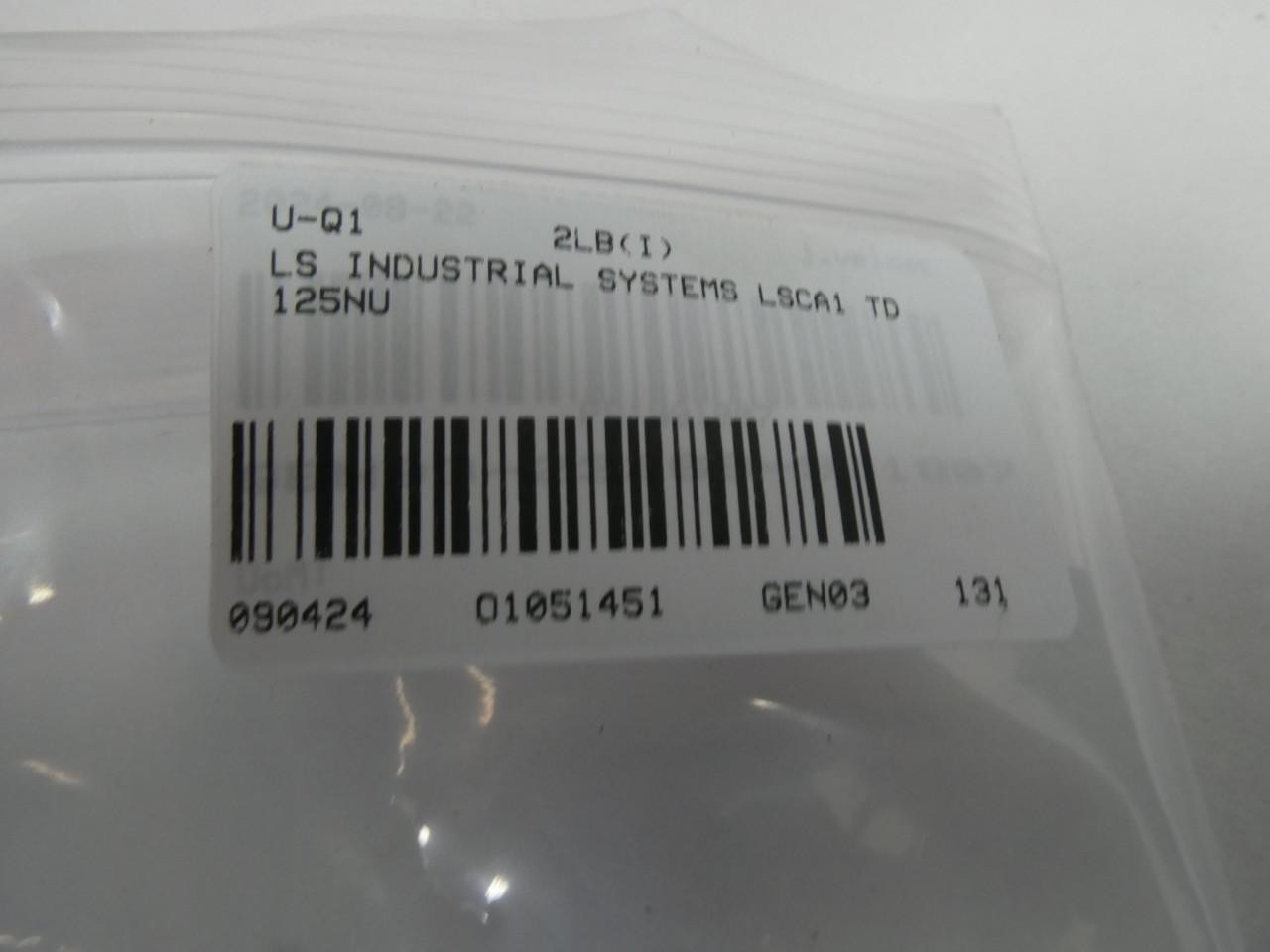 Ls Industrial Systems LSCA1 TD 125NU Circuit Breaker 3p 40a Amp 240/480/600v-ac