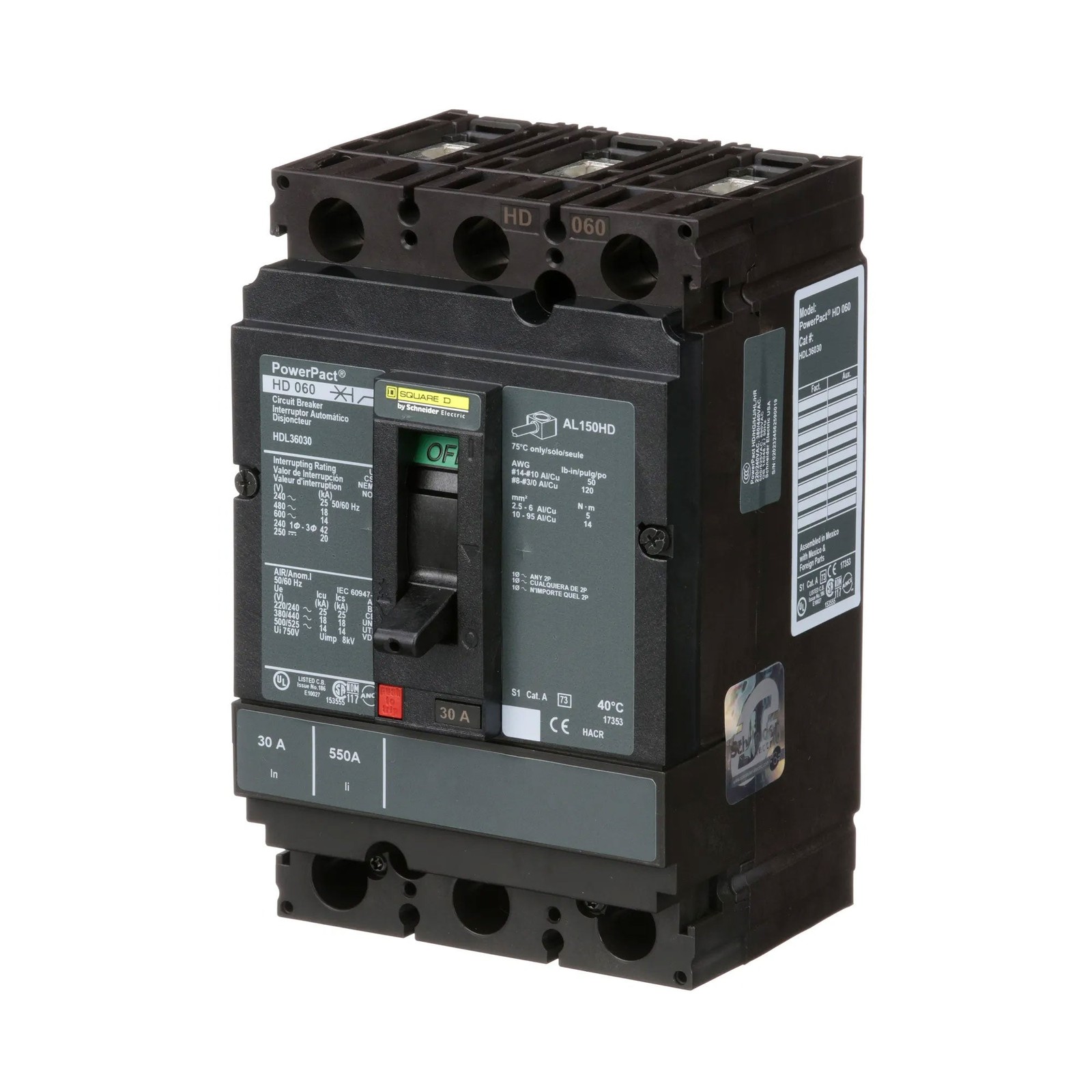HDL36030 – Square D – Molded Case Circuit Breaker