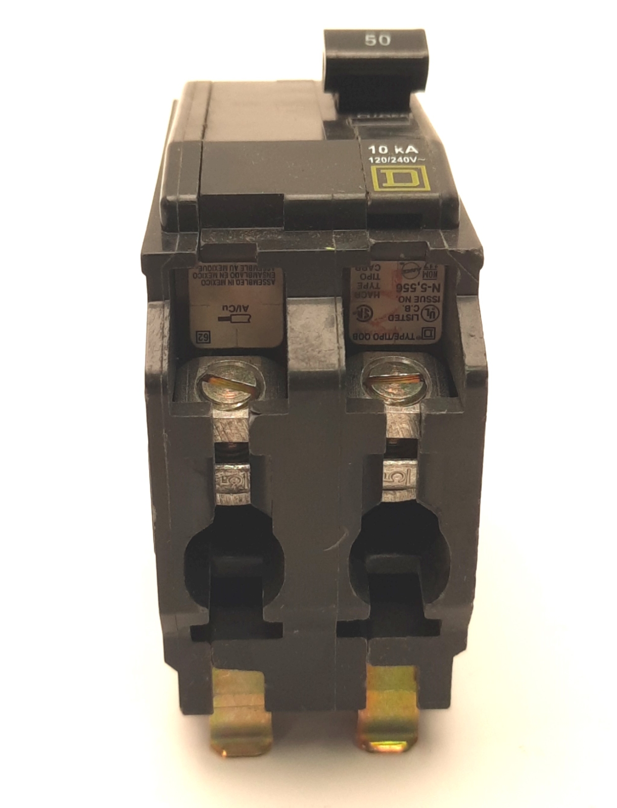 Schneider Electric QOB250 Square D Circuit Breaker 50A, 120/240v AC, 2 Poles