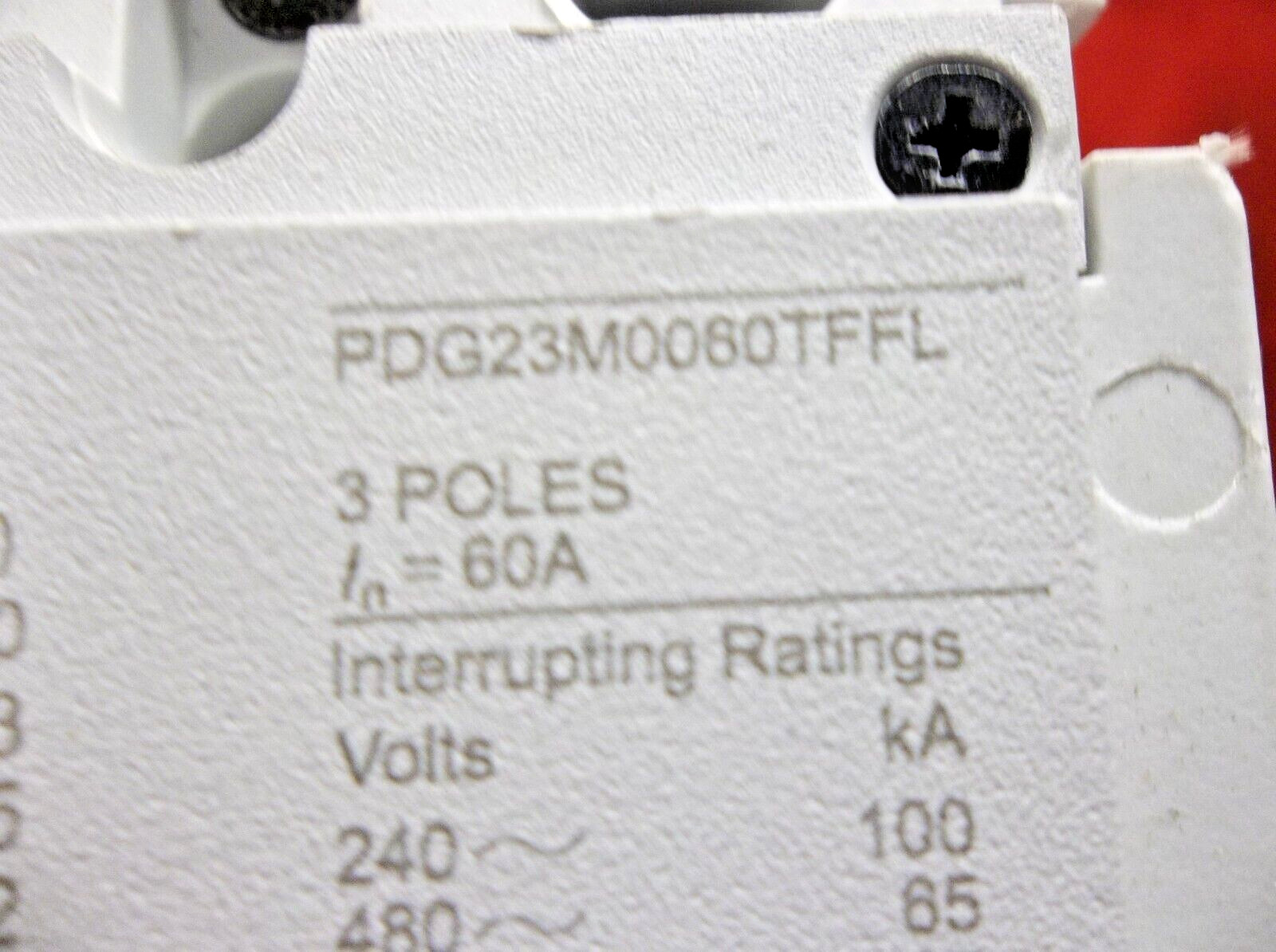 EATON PDG23M0060TFFL circuit breaker 315E6