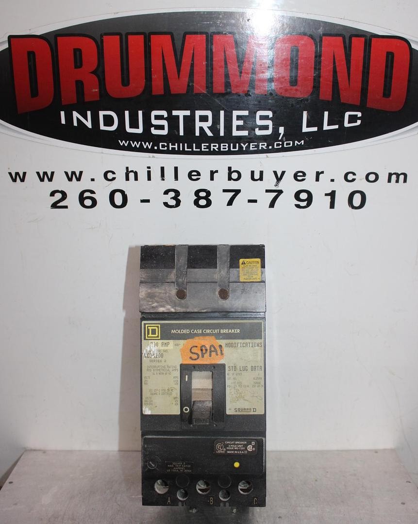 SQUARE D I-LINE CIRCUIT BREAKER KC34200 200 AMP 480 VAC 3-POLE