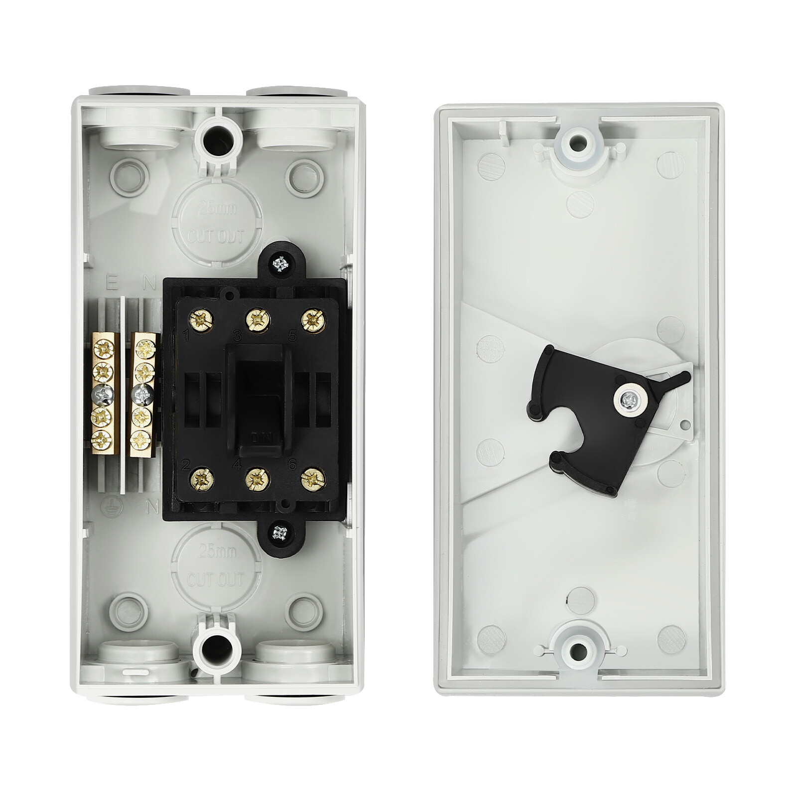 440V 20A 3 Pole Wall-Mounted Isolation Switch Waterproof Safety Isolation Switch