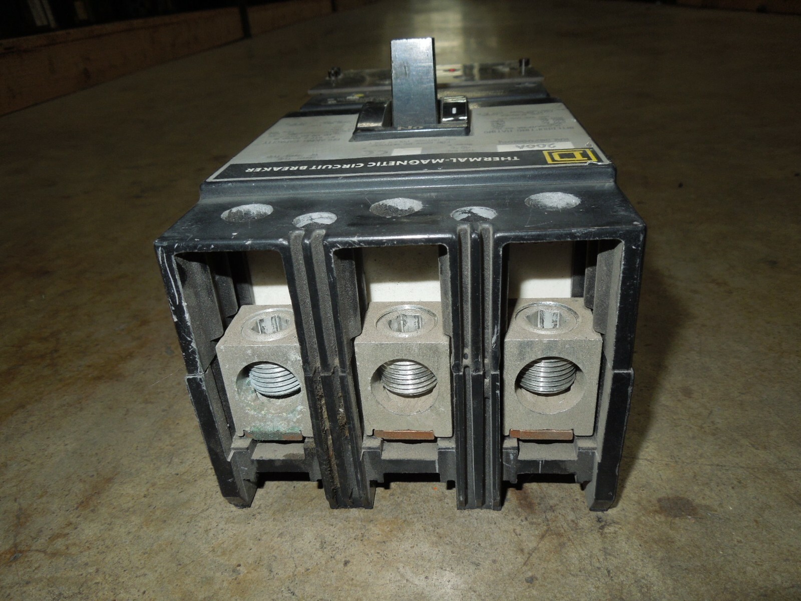 Square D KAL36200G1021 200A 3p 600V Circuit Breaker GFM250KA Ground Fault Module