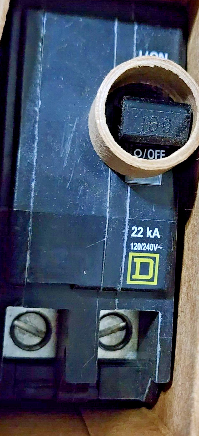 SQUARE D QO2100VH, 2 Pole 100 Amp CIRCUIT BREAKER 120/240VAC
