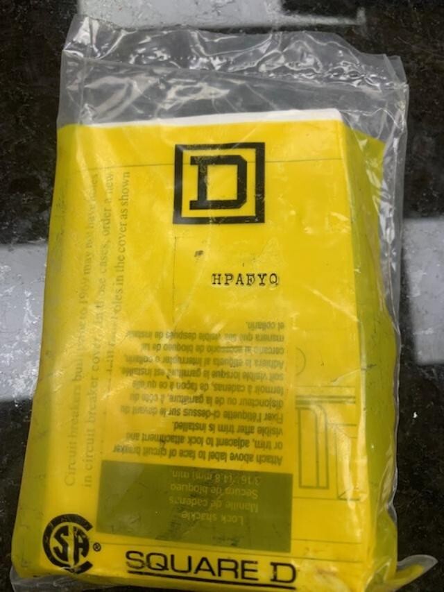 NEW Square D HPAFYQ Handle Lock off