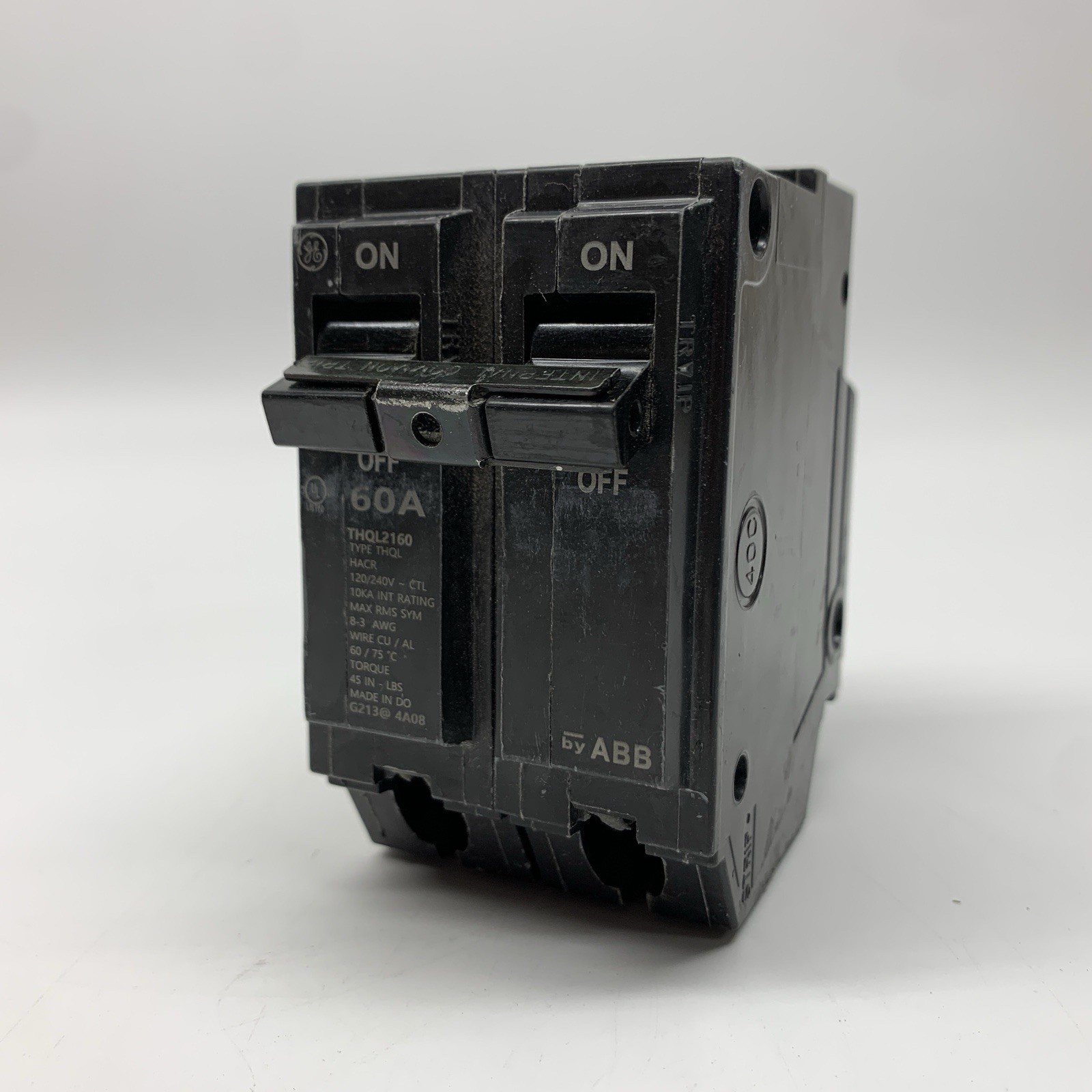 GE THQL2160 60A PLUG-IN CIRCUIT BREAKER 120/240V 2 pole 60 Amp