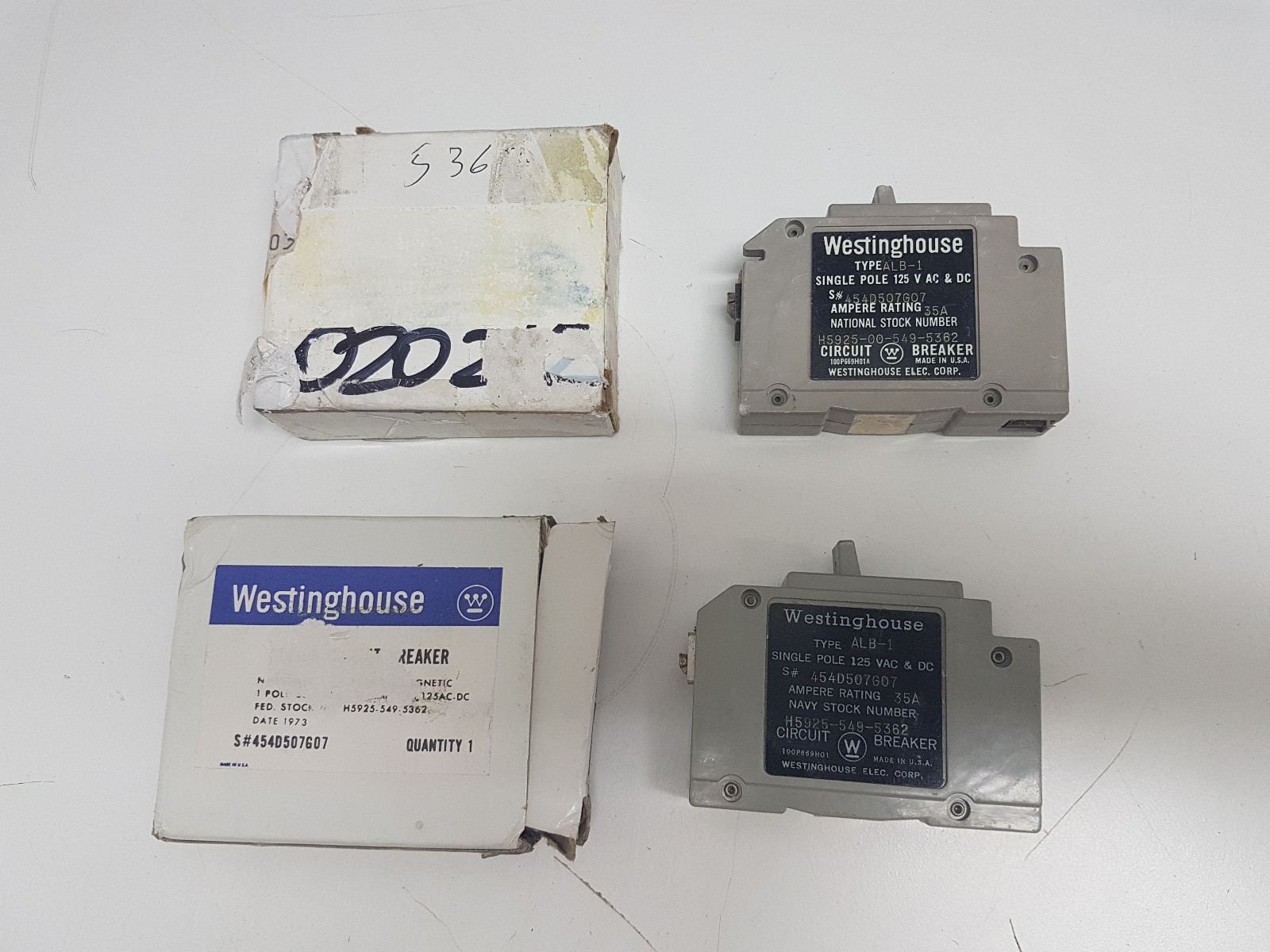 WESTINGHOUSE ALB-1 CIRCUIT BREAKER 35AMP 1 New – 1 Used