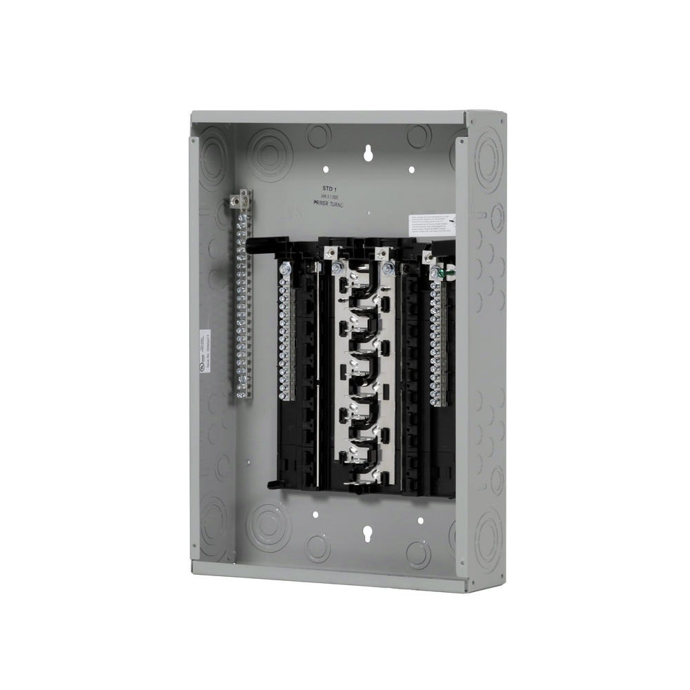 125 Amp 20 Space 40 Circuit Main Lug Load Center Indoor Breaker Box Panel