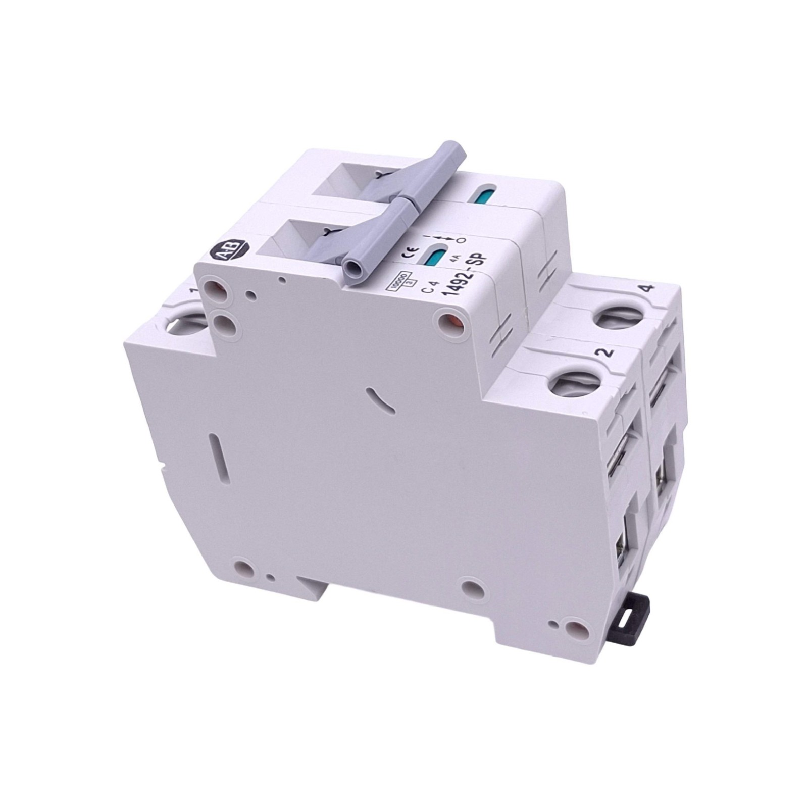Allen Bradley 1492-SP2C040 Circuit Breaker, 2-Pole 4A, 415VAC, DIN Rail