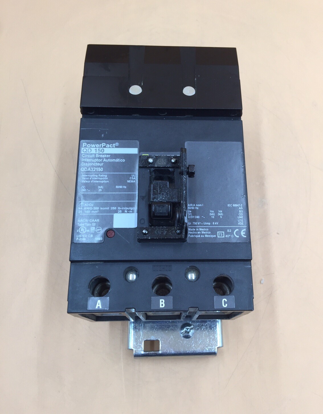 HOUSTON STOCK SQUARE D QDA32150 TYPE QDA 150 AMP REFURBISH FREE 2DAY AIR BUY NOW