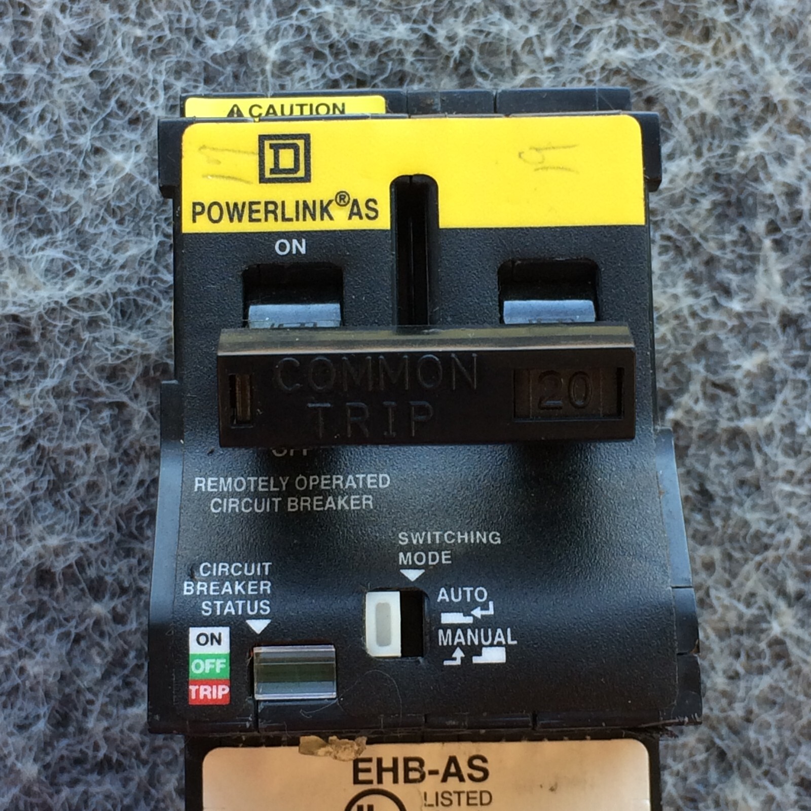 SQUARE D EHB24020AS, 20 Amp 480V, Remotely Operated Circuit Breaker – WARRANTY