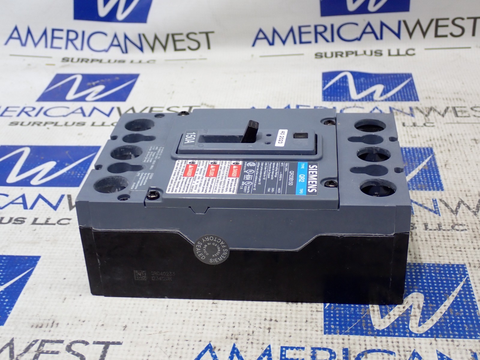 Siemens QR23B150 150 Amp 3 Pole 240V QR2 Circuit Breaker New