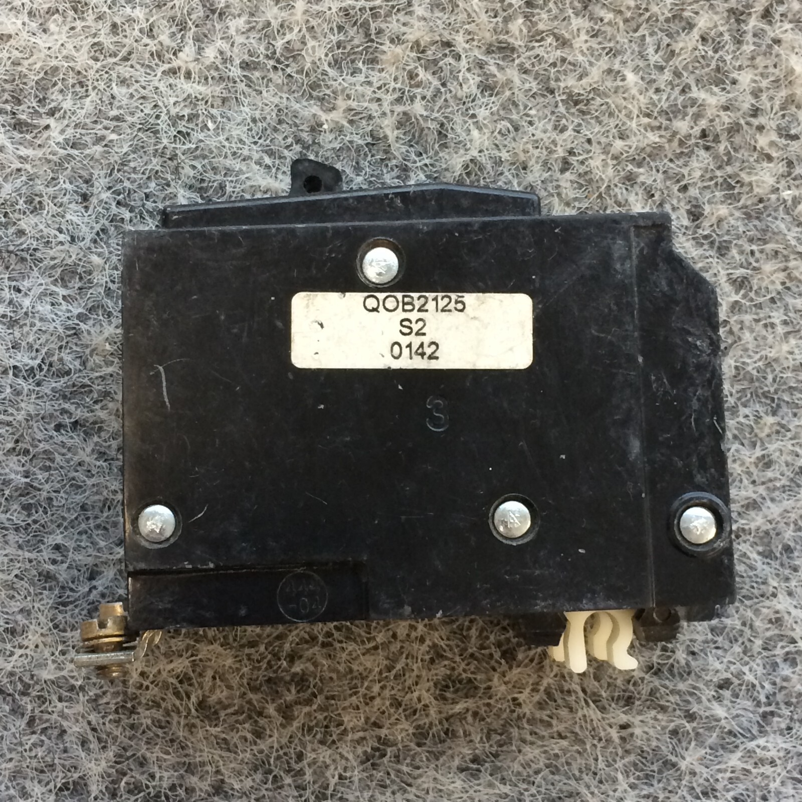 Square D QOB2125 Bolt-on Circuit Breaker – 125 A, 2 Pole, 120/240 VAC, 1.5 inch