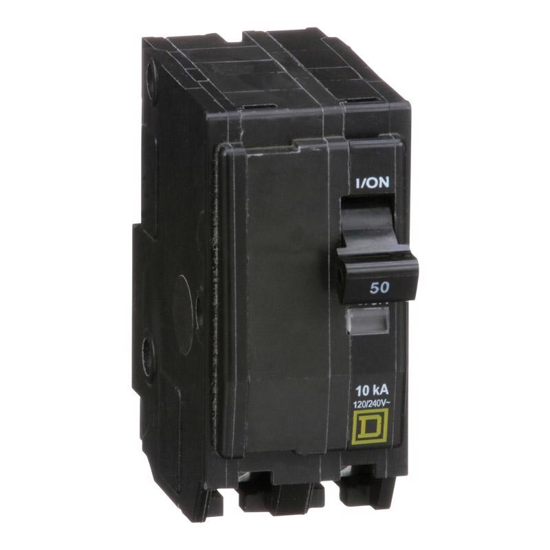 Square D QO 50 Amp Plug In 2-Pole Circuit Breaker QO250CP (4/Bag)